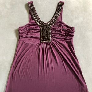 NEW Studio Y Gunmetal Studded Tank